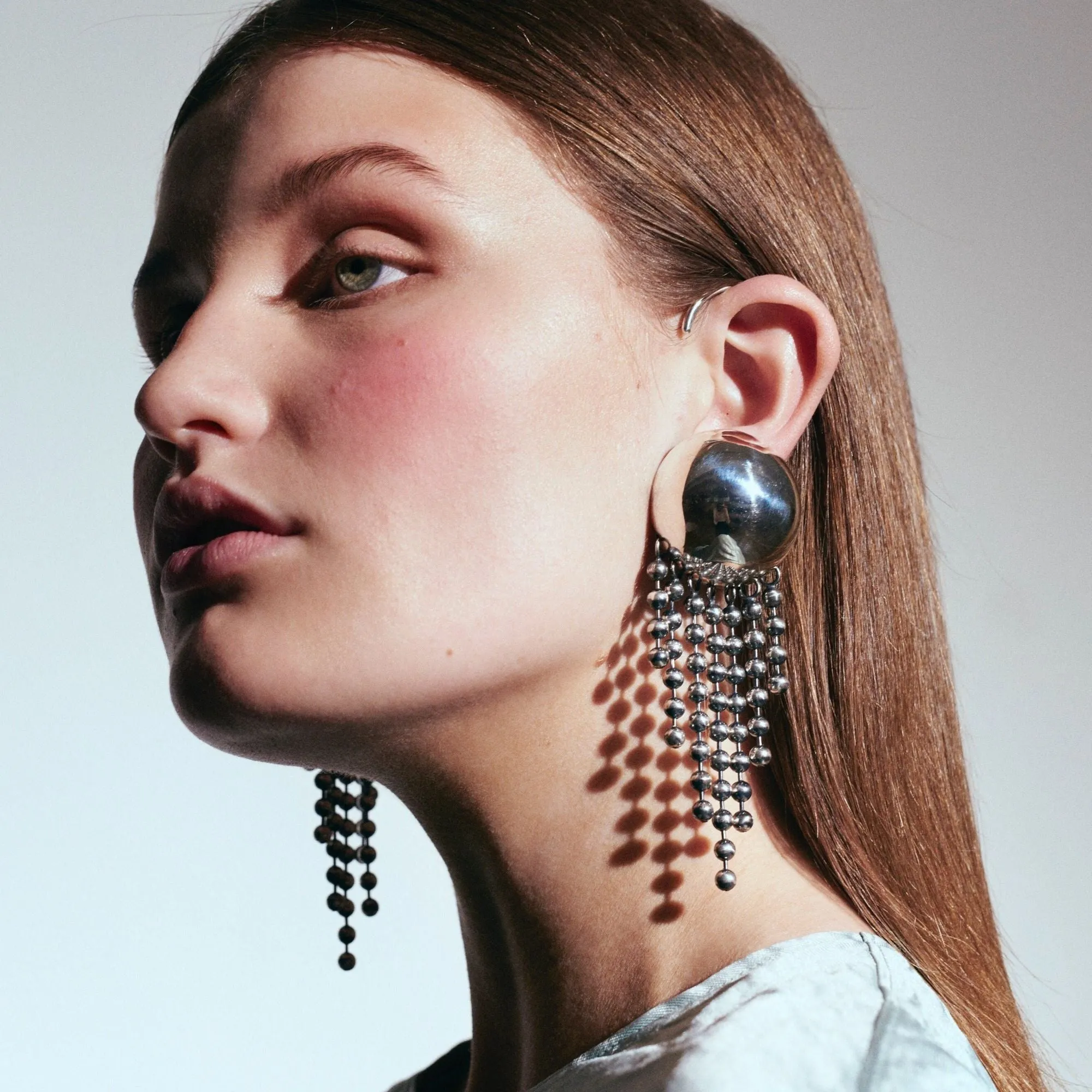 Anabel Show Earrings Silver