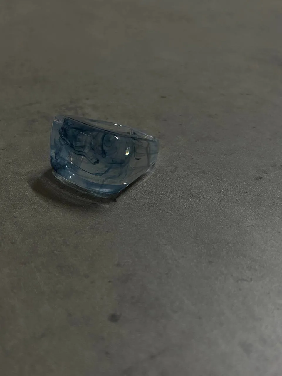Colorful resin ring