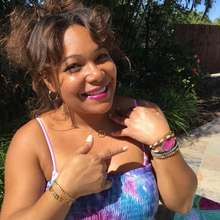 "Tropicalicious" 5 Strand Wrap Bracelet